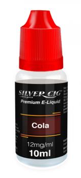 E-Liquid Silver-Cig Cola 12mg Nikotin 10ml im 5er Dsp.(DPT2 Konform EU Herstellu